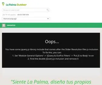 Lapalmaoutdoor.com(La Palma Outdoor) Screenshot