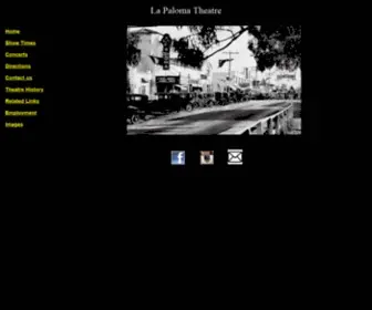 Lapalomatheatre.com(La Paloma Theatre) Screenshot