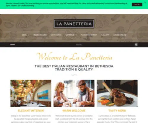 Lapanetteria.com(La Panetteria Restaurante) Screenshot
