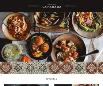 Laparada.co.za(La Parada Tapas Restaurant and Bar) Screenshot