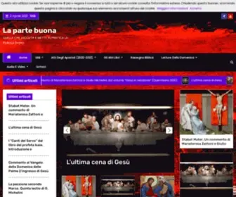 Lapartebuona.it(QUELLA CHE ASCOLTA E METTE IN PRATICA LA PAROLA DI DIO) Screenshot