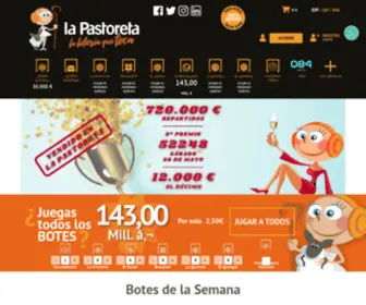 Lapastoreta.es(Gordo de la lotería) Screenshot