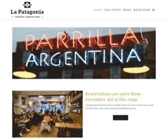 Lapatagonia.co.uk(Traditional Argentine Cuisine) Screenshot