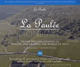 Lapaulee.com(Paulée) Screenshot