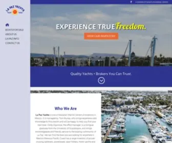 Lapazyachts.com(La Paz Yacht Sales) Screenshot
