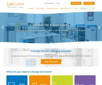 Lapcabby.com(Mobile Charging Trolleys & Cabinets) Screenshot