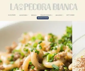 Lapecorabianca.com(La Pecora Bianca) Screenshot