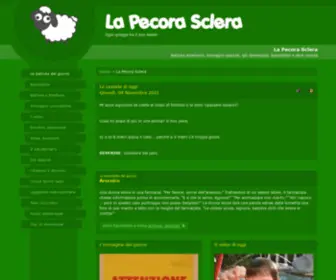 Lapecorasclera.it(La Pecora Sclera) Screenshot