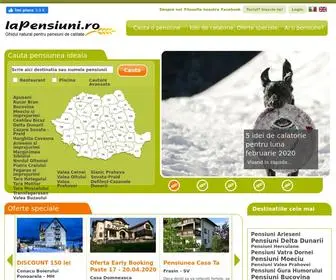 Lapensiuni.ro(Pensiuni si structuri agroturistice din Romania) Screenshot