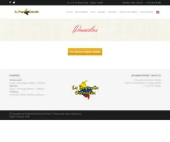 Lapequenacolombiatampa.com(La Pequeña Colombia Tampa) Screenshot