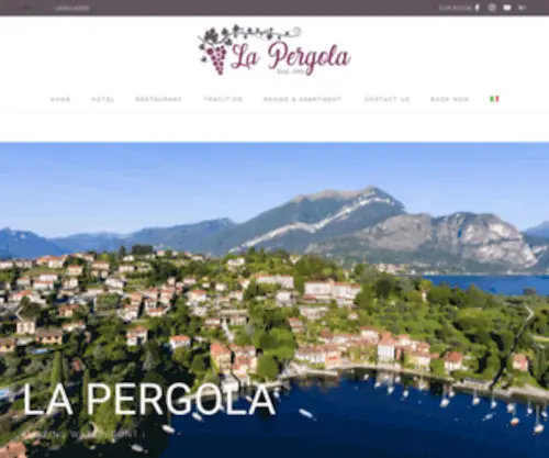 Lapergolabellagio.it(La Pergola Hotel & Restaurant) Screenshot