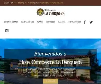 Laperiquerahotel.com(Hotel Campestre La Periquera) Screenshot