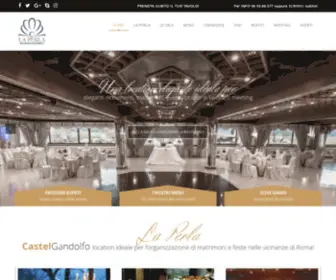 Laperladellago.com(Ristorante Castel Gandolfo) Screenshot