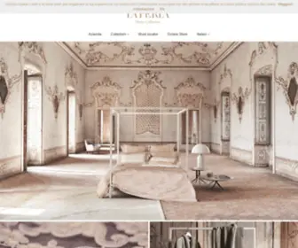 Laperlahomecollection.com(La Perla Home Collection by Fazzini) Screenshot