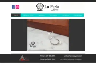 Laperlajoyerias.com(INICIO) Screenshot