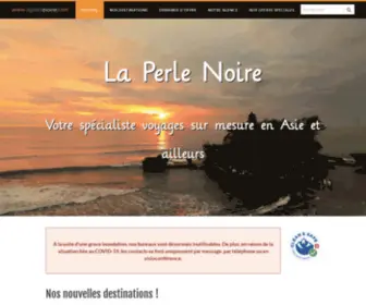 Laperlenoire.com(La Perle Noire) Screenshot