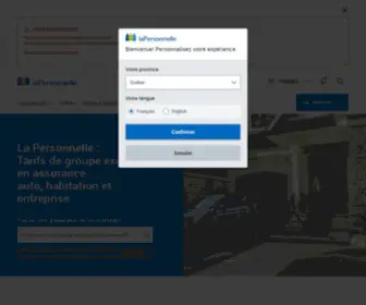 Lapersonnelle.com(Assurance de Groupe Auto et Habitation) Screenshot