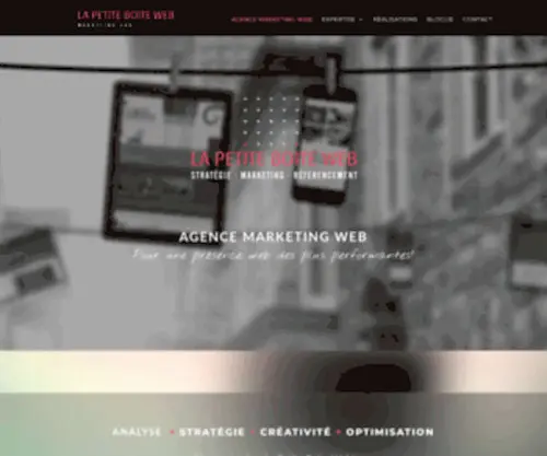 Lapetiteboiteweb.com(Agence marketing web dans les laurentides) Screenshot