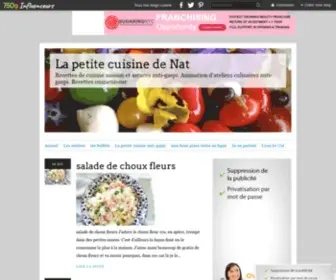 Lapetitecuisinedenat.com(La petite cuisine de Nat) Screenshot