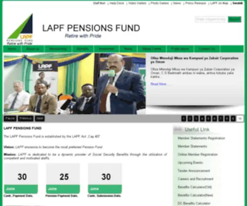 Lapf.or.tz(Local Authorities Pension Fund (LAPF)) Screenshot