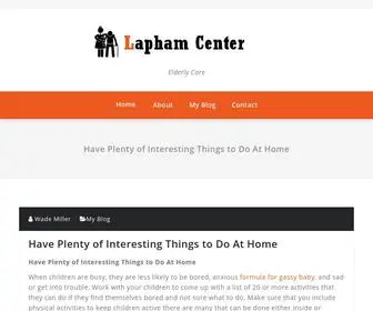 Laphamcenter.org(Elderly Care) Screenshot