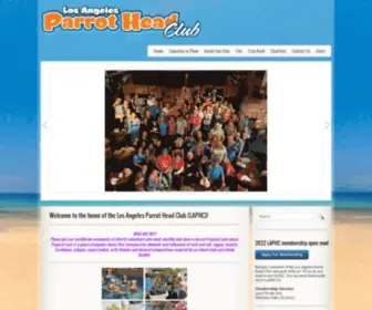 Laphc.com(Los Angeles Parrot Head Club) Screenshot