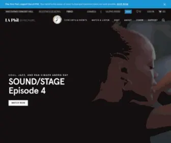 Laphil.org(LA Phil) Screenshot