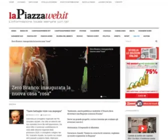 Lapiazzaweb.it(Notizie in tempo reale da tutto il Veneto) Screenshot