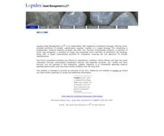 Lapides-AM.com(Lapides Asset Management) Screenshot