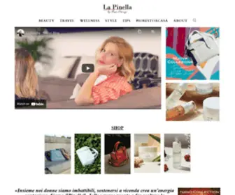 Lapinella.com(La Pinella è il personal magazine di Alessia Marcuzzi) Screenshot