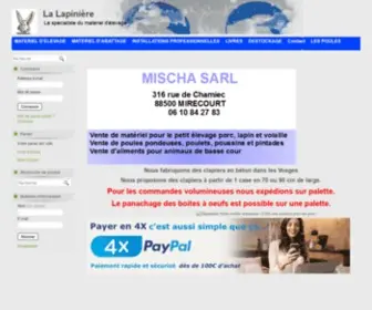 Lapiniere.com(La Lapinière) Screenshot