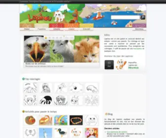 Lapinou.com(Coloriages) Screenshot
