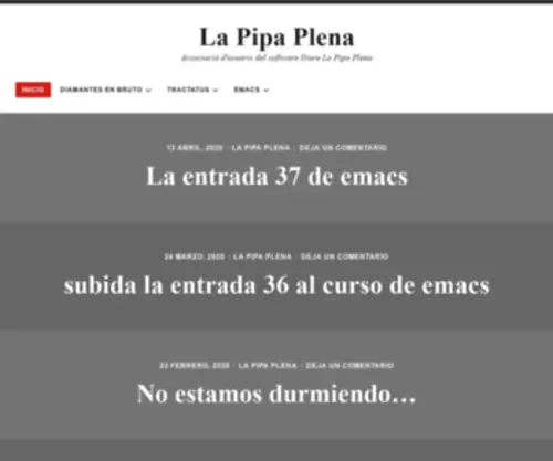 Lapipaplena.org(La Pipa Plena) Screenshot