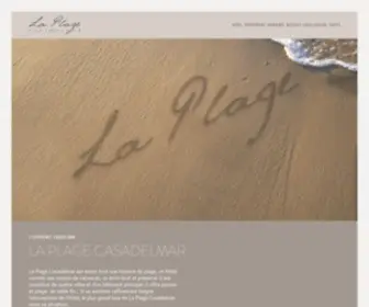 Laplagecasadelmar.fr(La Plage Casadelmar) Screenshot