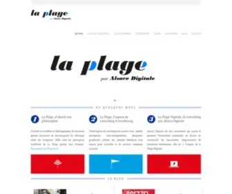 Laplagedigitale.eu(La Plage Digitale) Screenshot