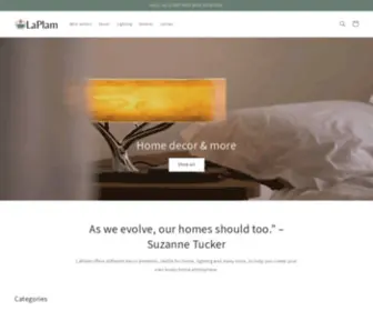 Laplam.com(Home decor and more) Screenshot