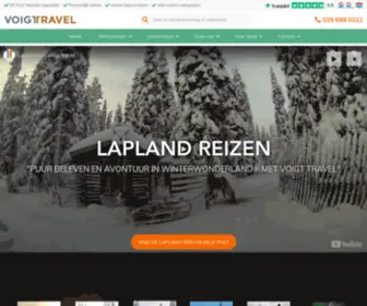 Lapland.nl(Lapland reizen en vakanties winter 2021/2022) Screenshot
