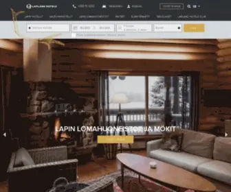 Laplandhotels.com(Hotellit Lappi) Screenshot