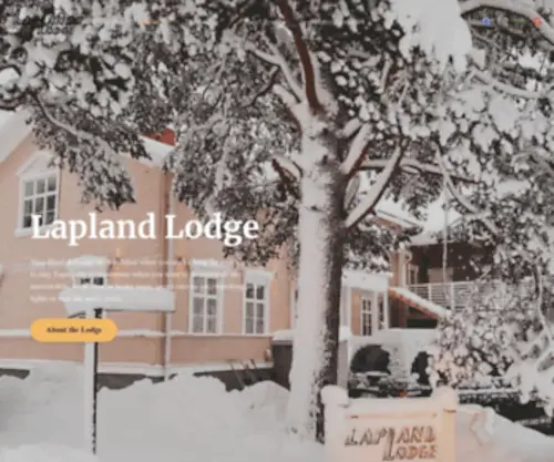 Laplandlodge.se(LAPLANDLODGE ARVIDSJAUR) Screenshot