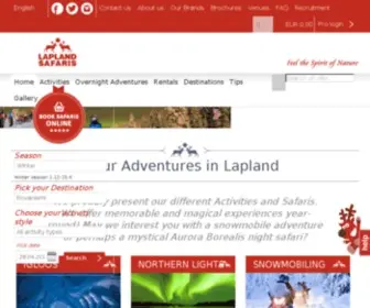 Laplandsafaris.com(Book and experince the best safaris and activities in Lapland) Screenshot