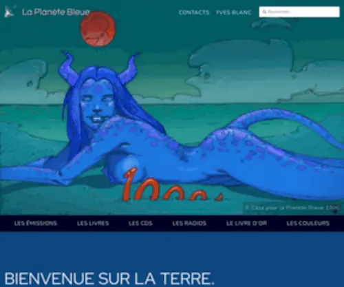 Laplanetebleue.com(Accueil) Screenshot