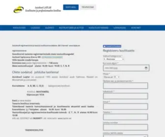 Laplar.ee(Autokool Laplar asub Tallinnas) Screenshot