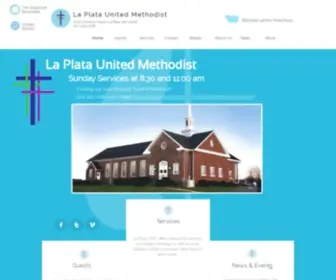 Laplataumc.org(La Plata United Methodist Church Home) Screenshot