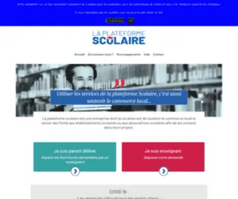 Laplateformescolaire.org(La plateforme scolaire) Screenshot