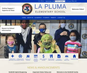 Laplumaelementary.org(La Pluma Elementary School) Screenshot