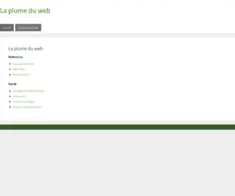 Laplumeduweb.com(Plateforme) Screenshot