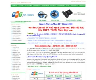 Lapmangfptso1.com(Lắp mạng FPT tại Hà Nội & TP Hồ Chí Minh miễn phí 100% Phí Lắp Đặt) Screenshot