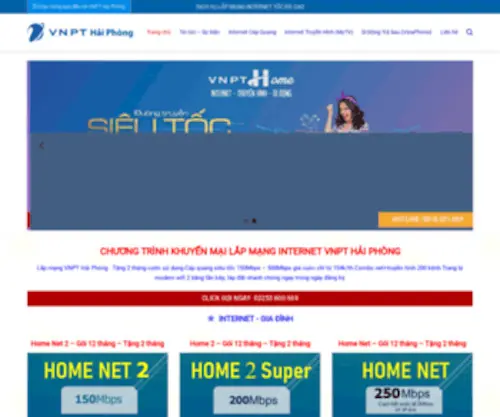 LapmangVnpthaiphong.net(VNPT Hải Phòng) Screenshot