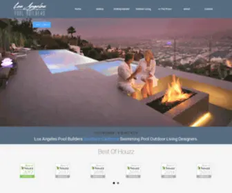 Lapoolbuilders.com(Los Angeles Pool Builders Southern California Swimming Pool Outdoor Living Designers) Screenshot