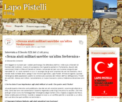 Lapopistelli.it(Lapo Pistelli) Screenshot